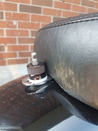 Installed helmet lock and tach.