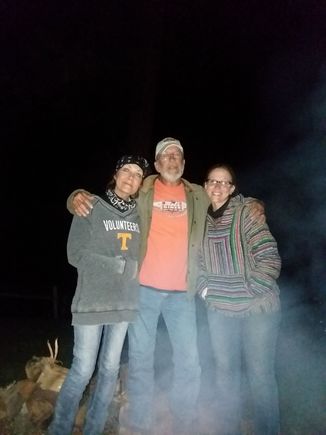 My mom and dad with my wife. Thankful they could make this ride with us. We have tried to do it for years. 