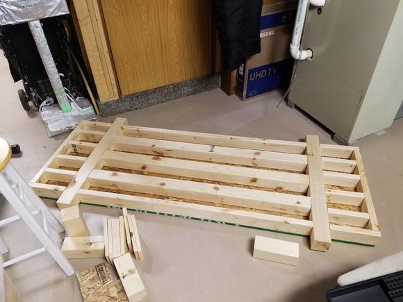 Dry fit. Crossbeams match the wheelbase of my 1994 xl883h.