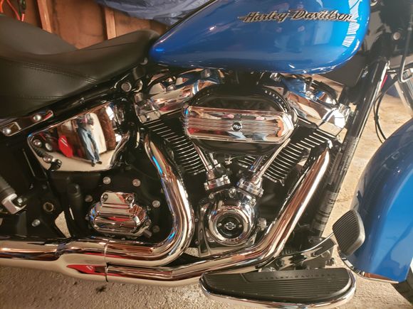 Ventilator with Defender trim piece.