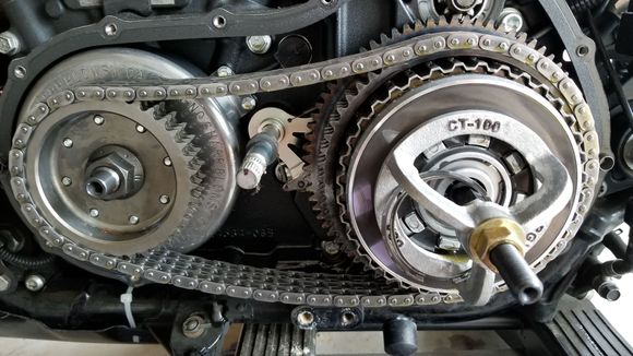 
The previous owner also gave me the clutch compressor tool
