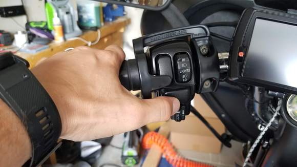 The biggest complain I have is using the turn signal.  You have to kind of move you hand back to be able to move your thumb up and over the bracket.  Maybe the bracket can be thinned out in that spot without compromising it's integrity?