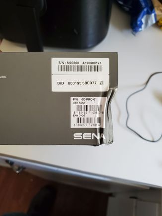 Box was squished at cycle gear but I opened the clear plastic factory seal. Contents weren't harmed. It's very well packed 