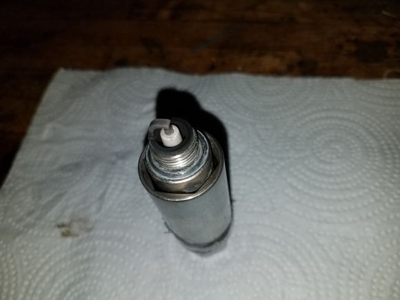 LED flash makes it look whiter than it is