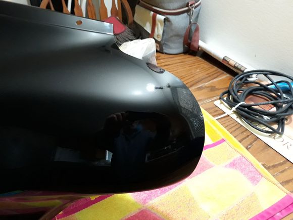 Close up of damaged area. 