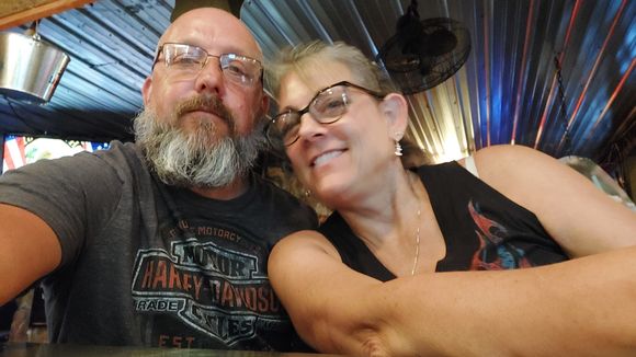 The happy couple. 