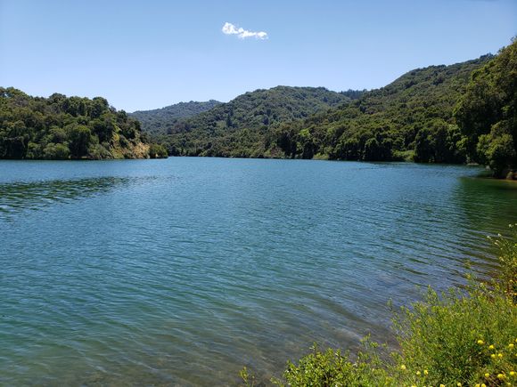 Stevens Creek Reservoir. 