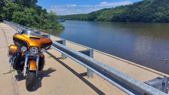 The Rock River was up a bit. 