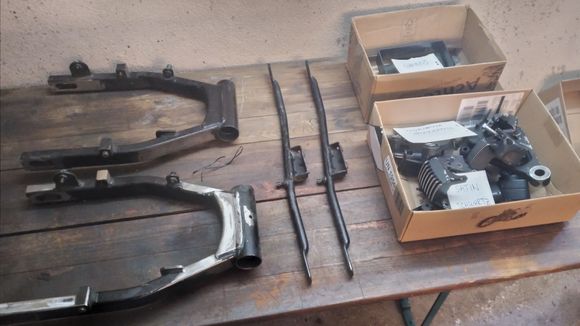 These parts will be coated satin & gloss black !