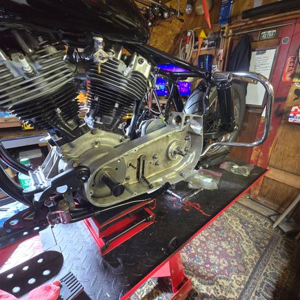 Starting alignment of transmission to engine