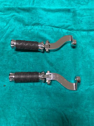 2nd photo of passenger pegs with mounts - $100