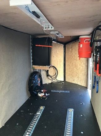 E-Track for wheel chock and tie-downs