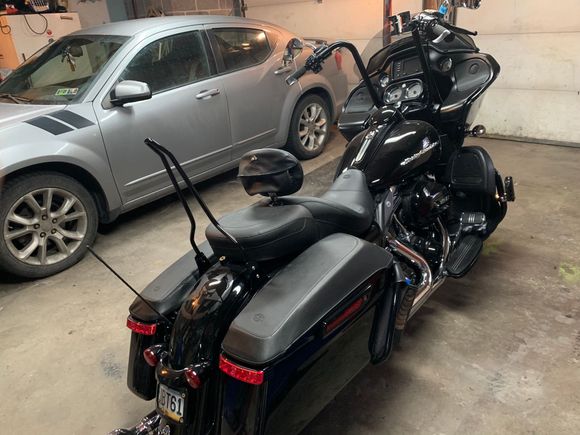 Bolt on sissybar and side plates $150