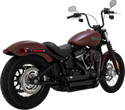 Black Shortshots Staggered for 2018+ M8 Softail models.