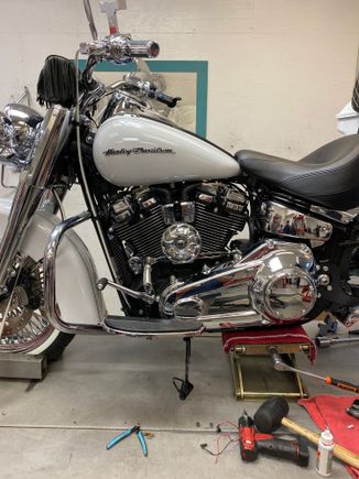 horn relocated and all wires stainless braided cable.