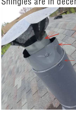 Trying to have a game plan for this project so there’s one trip to the store and one trip up the ladder. I’m thinking Tim snips to shorten the 4” pipe and put a 6” cap on the bigger pipe. Maybe shorten the bigger pipe and 4” down to three seem. Maybe the big pipe is 8”?
I’m assuming the high efficacy furnace caused the downsizing of the pipe