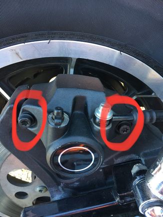 Safe to remove bolts without losing brake fluid?
