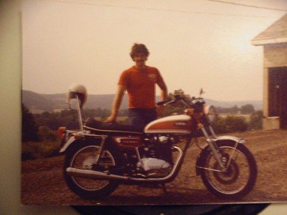 Picture was taken just a few minutes before my first ride on the street in 1983.  
