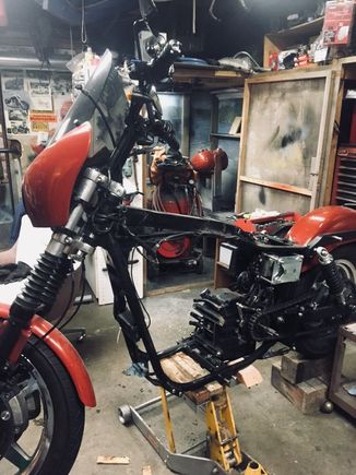 Old engine out💪 124s&s on thé way