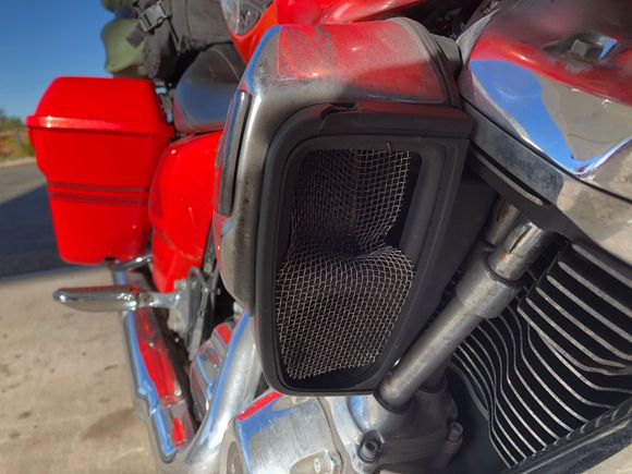 Think this happened in Cali at night somewhere.  Didn’t notice it till Vegas though. 