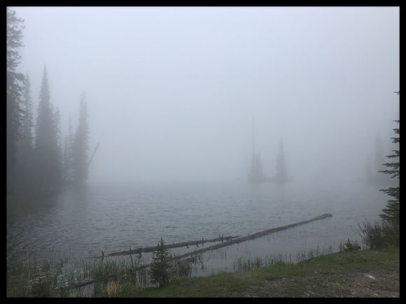 Summit lake… At the top of the Kooteney pass… This is where I had second breakfast…