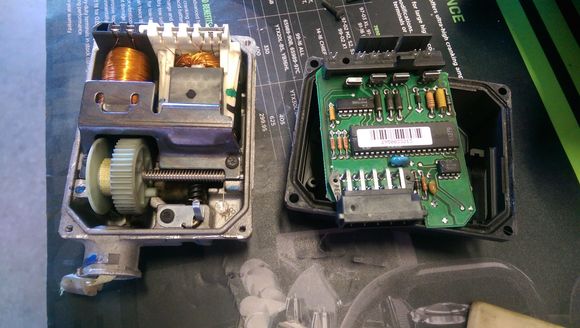 PCB removed