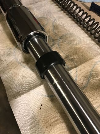 Done. Here’s my fork seal installation tool. Electrical tape.