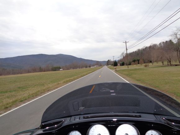 Riding out thru North Cove