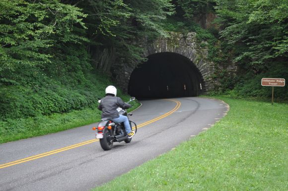 gotta love a loud v-twin in a tunnel
