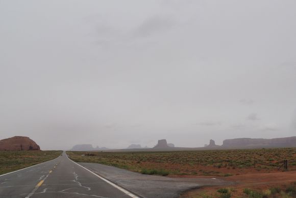 Nearing Monument Valley.