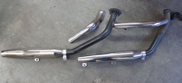 OEM exhaust before coating