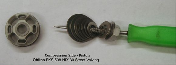 Compression side of 30mm piston Street