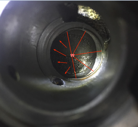 Missing material? culprit of the grooving?