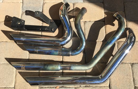 Removed, heat shields off