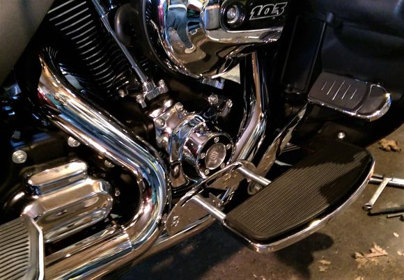 Still plenty of clearance.  It was actually closer before I put on the extenders.