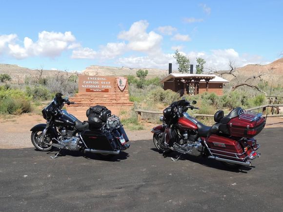 Entering Capital Reef NP