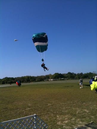 Skydiving with daughter