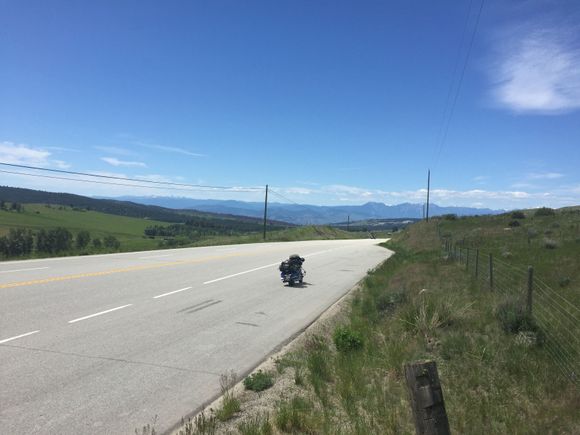 Top of Anarchest Pass looking west