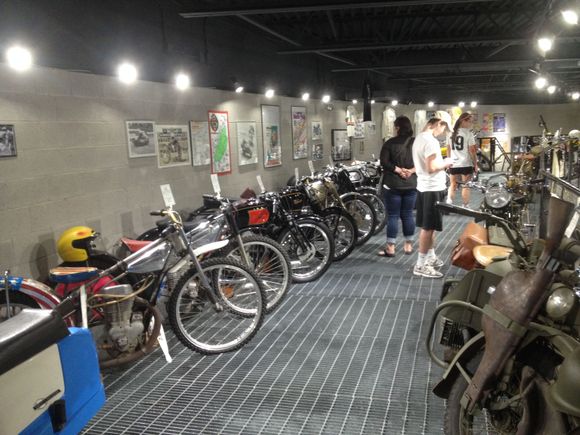 Upstairs at the Buddy Stubbs Museum.