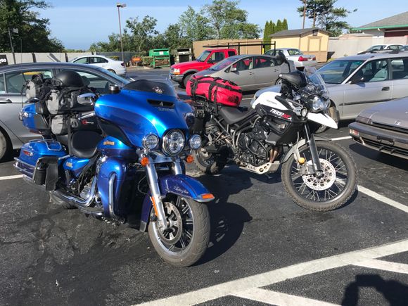 A fellow British Columbian traveler. I didn't get a chance to chat but it was nice to see someone from home. It is in a Macdonalds.