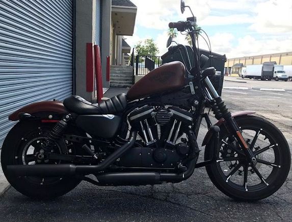 Air cleaner installed on my bike