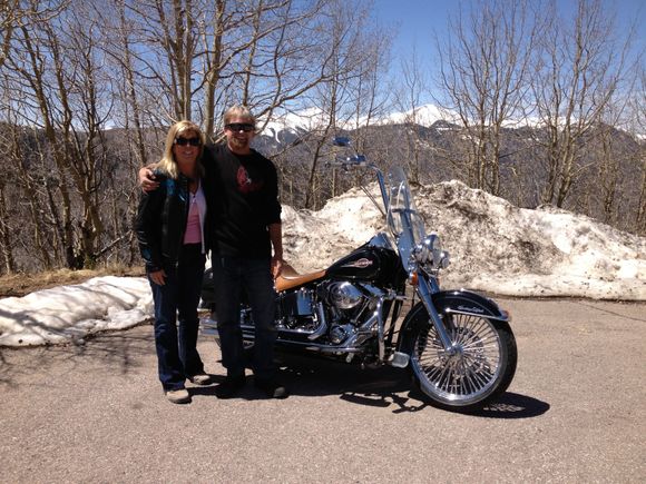 Near Slumgullion Pass one chilly Spring day