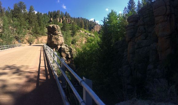First wooden bridge
