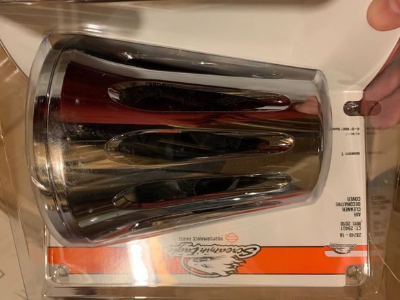 New in box - Screamin' Eagle Teardrop Heavy Breather Filter Cover - HD Part #28740-10 - $100 shipped CONUS