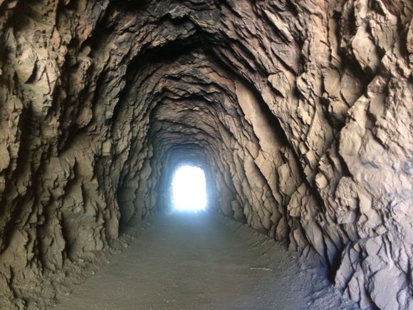 A rough cut interior