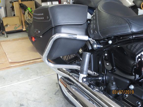 HD saddle bag guards