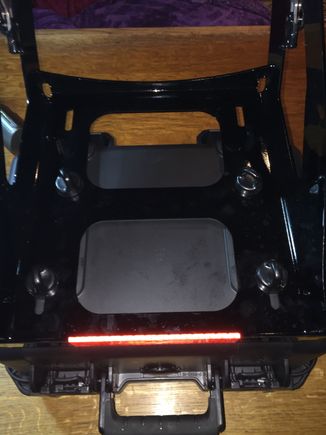 Four point tie down locations on the HD OEM rack