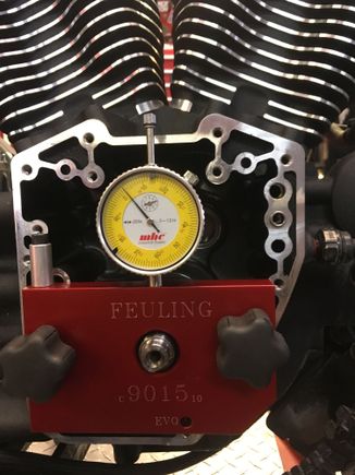Checking crank runout (.0025")