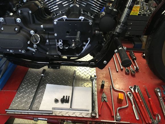 installing the new bearings