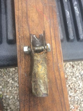 Threaded pipe foot pegs...